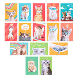 American Greetings Blank Cards and Envelopes Assortment Box, Funny Cats, 15 count