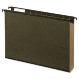 Pendaflex SureHook Extra Capacity Reinforced Hanging Folders, Letter Size, Standard Green, 20 per Box (6152X2)