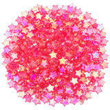 OIIKI 200 PCS Acrylic Star Shape Beads, Star Shape Charming Bead, Acrylic 11mm Beads for DIY Jewelry Craft Making Necklace Brace