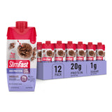 SlimFast Protein Shake, Chocolate- 20g Protein, Meal Replacement Shake Ready to Drink, High Protein with Low Carb and Low Sugar,