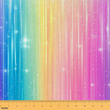 jejeloiu Glitter Fabric by The Yard Ombre Upholstery Fabric for Chairs Gradient Waterproof Indoor Outdoor Decor for DIY Sewing C