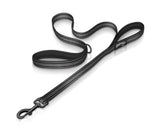 Reflective Nylon Dog Leash with Padded Double Handle, Heavy Duty Neoprene Handle for Control Training, 4 Feet Long - Large (1 Wi