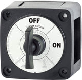 Blue Sea Systems Battery Switch m-Series ON/OFF with Key, Black, 6005200