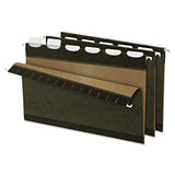 Pendaflex 42591 ReadyTab Reinforced Hanging Folders, 1/5 Tab, Legal, Green, 25/Box