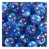 25Pcs Acrylic Beads 16mm Mirror Plated UV Cat Eye Beads for Beadable Pens Keychains Bracelets Necklaces Earrings DIY Jewelry Mak