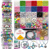 PHODDR 4300pcs Beads Bracelet Making Kit ,Beads for Jewelry Making Kit Supplies, Friendship Bracelet kit, Birthday Christmas Gif