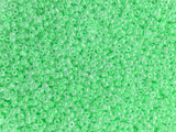 Large Czech Glass Seed Beads Size:6/0 40 gr / 1.4 oz (Mint Green-Pearl)