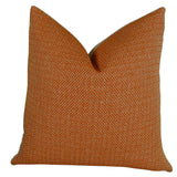 Plutus Brands Plutus Lone Oak Cayenne Handmade Throw Pillow, 26 X 26, Orange/Taupe