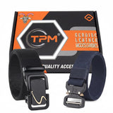 Tpm MenS Stylish Belt Combo Pack Of 2 | Heavy Duty Woven Belt | Automatic Metal Buckle Casual Belt For Men. Has298