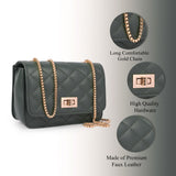 Adisa Women'S Girls Party Sling Bag With Gold Chain (Sl5090.) (Dark Green),Dark Green,,B0F6VGNQQV