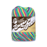 Lily Sugar N Cream The Original Ombre Yarn, 2oz, Gauge 4 Medium, 100% Cotton, Psychedelic Machine Wash & Dry