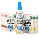 Miss Mouth's Messy Eater Stain Treater Spray - 4oz & 10 Wipes Stain Remover - Newborn & Baby Essentials - No Dry Cleaning Food,