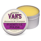 Daddy Van's All Natural Beeswax & Lavender Furniture Polish - Chemical-Free, Non-Toxic Wood Conditioner Scented with Pure Lavend