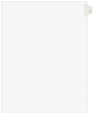 Avery Individual Legal Exhibit Dividers, Avery Style, 1, Side Tab, 8.5 x 11 inches, Pack of 25 (11911)