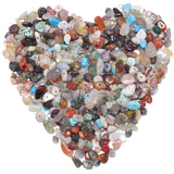 400pcs Natural Chip Stone Beads for Jewelry Making Multicolor 5-8mm Irregular Gemstones Healing Crystal Loose Rocks Bead Hole Dr