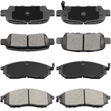 ECCPP D888-7766 D905-7784 Front & Rear Ceramic Disc Brake Pad Set Fit For Nissan 350Z 2006-2009,For 370Z 2009-2018,For Murano 20
