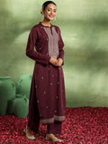 Libas Women'S Wool Blend Embroidered Kurta Set (48861W Red 2Xl