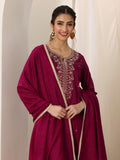 Libas Women'S Silk Blend Kurta Sets (99194_Pink_L)