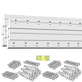 Z Clips 30 2 Pack - French Cleat Picture Hanger Heavy Duty - Wall Mirror Mounting Bracket - Flush Mount Hanging Kit for Shelf, P