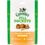 GREENIES PILL POCKETS Treats for Dogs Chicken Flavor - Capsule Size 7.9 oz. 30 Treats
