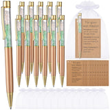 Gaillty 12 Set Good Luck Gold Fancy Pen Christmas Gift Bulk for Men Women, New Job, Beginning, Retirement, Promotion, Going Away