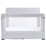 Baby Delight Lunaire Full Size Crib & Playard | Breathable Mesh Baby Crib | Tool-Free Assembly Baby Bed | Pebble Grey