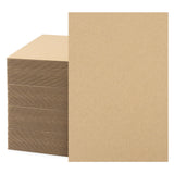 Mat Board Center, 100-Pack 4x6 Corrugated Cardboard Sheets, Trading Card Protectors For Shipping, Cardboard Inserts Packing Divi