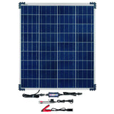OptiMATE SOLAR + 80W Solar Panel, TM-523-8, Solar Pulse Charger, Tester & Maintainer for 12V batteries, with 80W solar panel