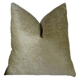 Plutus Brands Plutus Square Link Handmade Throw Pillow, 22 X 22, White/Gray