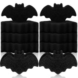 Tioncy 12 Pack Halloween Bat Kitchen Sponges, Black