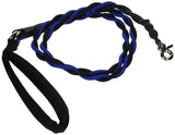 Bungee Pupee 6-Feet Medium Leash, Blue/Black