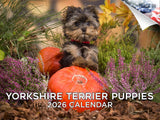 2025 2026 Yorkshire Terrier Puppies Calendar - Dog Breed Monthly Wall Calendar - 12 x 18 Open - Thick No-Bleed Paper - Giftable