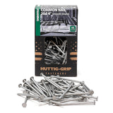 Huttig-Grip 4 in Framing Common Nail 20d Size, Outdoor Galvanized Finish, 5 lb Pack of 145 Nails