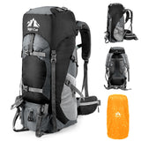 Night Cat Hiking Backpacks 70L Camping Backpacking Packs for Men Women Lightweight Outdoor for Mountaineering Traveling, No Inte