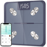 Etekcity Smart Scale for Body Weight and Fat Percentage, Digital Bathroom Accurate Weighing Machine for People's BMI Muscle, Blu