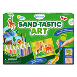 Skillmatics Sand Art Activity - Mess-Controlled DIY Animal Craft Kit with 50+ Colorful Stickers, Creative Arts & Crafts for Kids