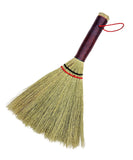 Small Wisk Brush Broom Whisk Broom Handheld Brush Whisks Away Dust, Dirt & Debris Brush Hanger for Easy 11 Inch