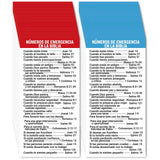 Fankya 240 pcs Bible Emergency Numbers Gospel Tracts Pocket Holy Catholic Prayer Cards Bible Bookmarks Inspirational Christian T