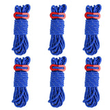Azarxis Reflective Guyline f4mm 4m Tent Guide Rope Cord with Aluminum Guy Line Adjuster Tensioner Lightweight for Tent Tarp Cano