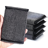 Kitchen Sponges for Dishes Steel Wool Scrubber Sponges for Kitchen Heavy Duty NonScratch Scrubbing Cleaner (6 Pack)