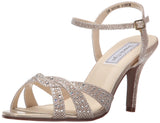 Touch Ups Womens Dulce Dress Sandal, Champagne Shimmer, 5.5 M US