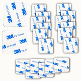 Jialto DoubleSided Sticky Pads For Wall, Glass, Metal, Car Heavy Duty Adhesive Mounting Squares & Rounds NoDrill Reusable