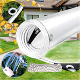 LCYFBE 6' x 10' Clear Waterproof Tarp, PVC 14 Mil Tarpaulin with Grommets and a Plastic Rope, Duty Heavy Tear Resistant Cover fo