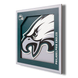 YouTheFan NFL Philadelphia Eagles 3D Logo Series Wall Art 12x12