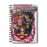 Zenithink One Piece Anime Wiro Journal Notebook | 80 Gsm Paper With 350Gsm Hard Cover | Single Ruled | Pages 160 | A5 Size | W