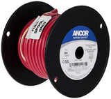 Ancor 112502 Tinned Copper Wire, 6 AWG (13mm2), Red 25ft