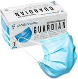 Box Of 50 4Ply Astm Level 3 Face Masks, Disposable (Blue) By Plastcare Usa