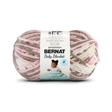 Bernat BABY BLANKET BB Little Petunias Yarn - 1 Pack of 10.5oz/300g - Polyester - #6 Super Bulky - 220 Yards - Knitting/Crochet