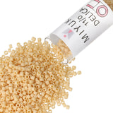 Miyuki Delica Seed Beads - Size 11/0 (1.6 mm), DB1581, Matte Opaque Pear, 7.2 g, Approx. 1440 Beads, Made in Japan