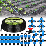 Tondiamo 250 ft 5/8 Inch Drip Tape Irrigation Tubing Kit 16 Mil 6 Spacing Hose Garden Landscape Irrigation System Automatic Equi